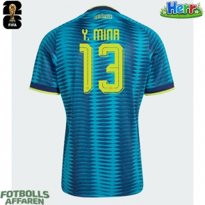 Colombia Yerry Mina #13 Bortatröja VM 2026 Kortärmad